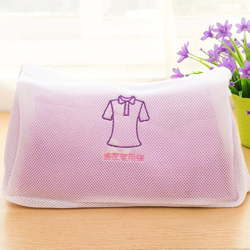 Clothes Wash Kit Washing Bra Socks Underwear Mesh Zippered Lingerie Laundry Bag Washing Machine Dirty Laundry Bags