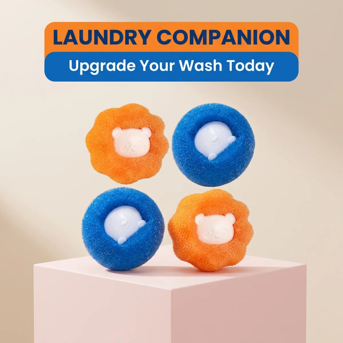 Laundry Lint Ball–Sponge Lint Collector,Hair & Fiber Remover, Washing Machine Essential, Soft on Hands & Clothes