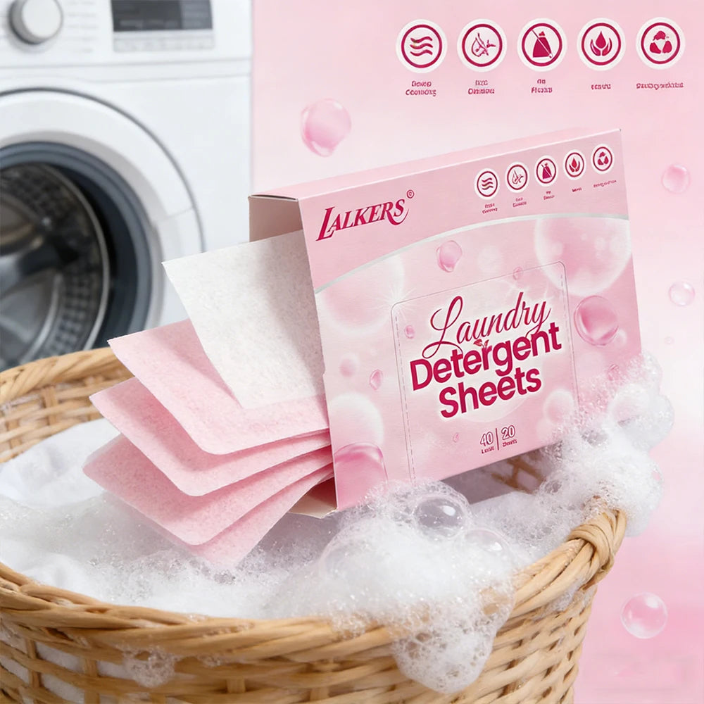 Laundry Tablets Cleaning Clothing Laundry Soap Concentrated Washing Powder Detergent Mild and Safe for Washing Machines