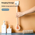 Bathroom Body Brush Kit with Long Handle: Soft-Hair Brush, Back Scrubber & Shower Massage Tool