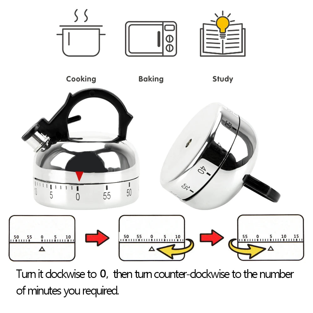 Kettle-Shape Kitchen Timer