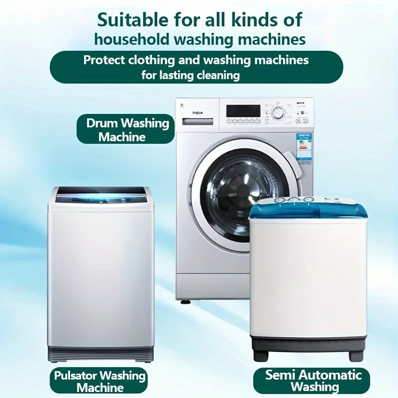 Washing Machine Cleaner Tablets 5/25/35 Count, Lemon Scent, Deep Cleaning, Dirt Remover, Clean Laundry Washer Drum and Tub