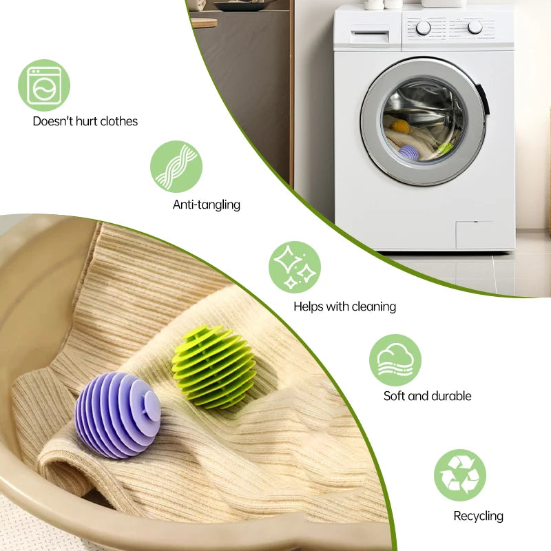 Laundry Balls Reusable Clothes Hair Cleaning Tools Household for Washing Machine  Washing Ball Anti-tangle Laundry Ball