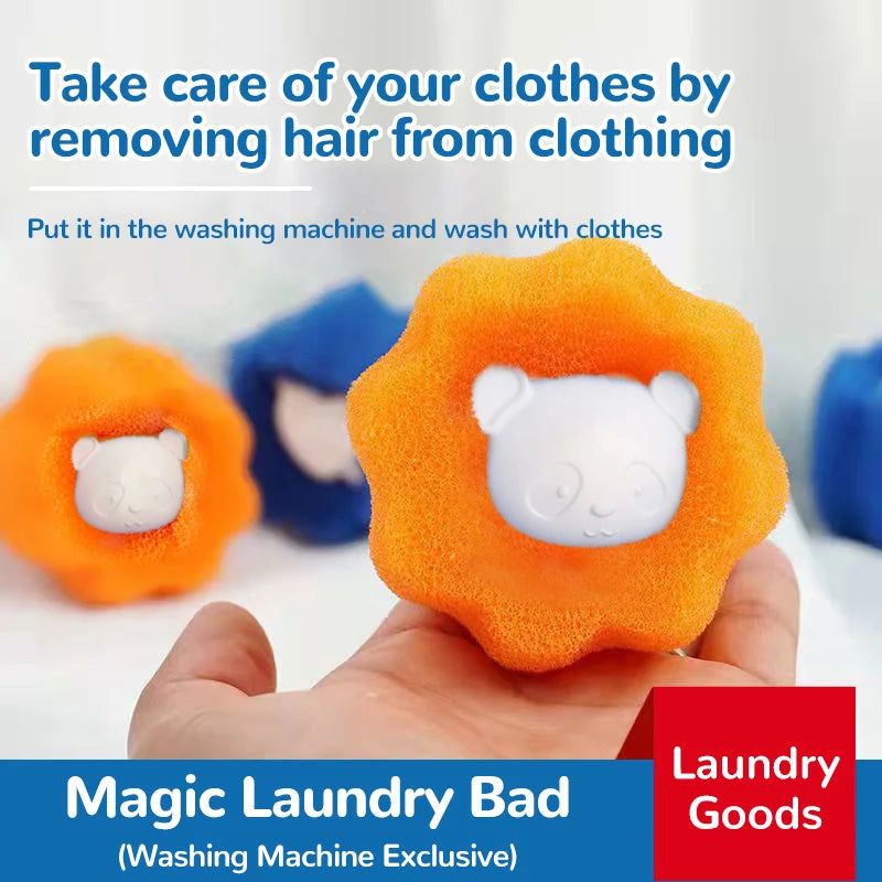 Laundry Balls Pet Hair Remover Reusable Washing Machine Lint Catcher Clothes Fluff Fur Cleaner Home Cleaning Tools